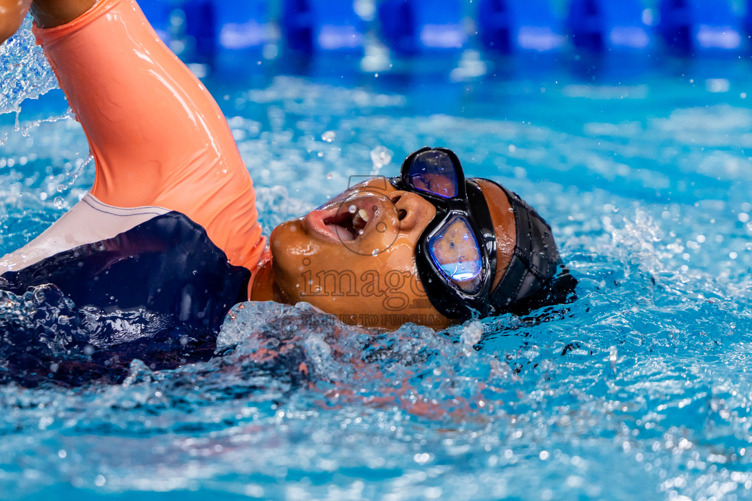 Day 3 of 20th BMLInter-school Swimming Competition 2024 held in Hulhumale', Maldives on Monday, 14th October 2024. Photos: Nausham Waheed / images.mv