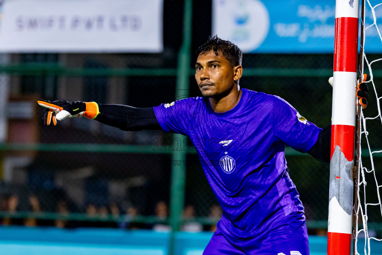 Dee Cee Jay vs Kovigoani in Semi Final of Laamehi Dhiggaru Ekuveri Futsal Challenge 2024 was held on Monday, 29th July 2024, at Dhiggaru Futsal Ground, Dhiggaru, Maldives Photos: Nausham Waheed / images.mv