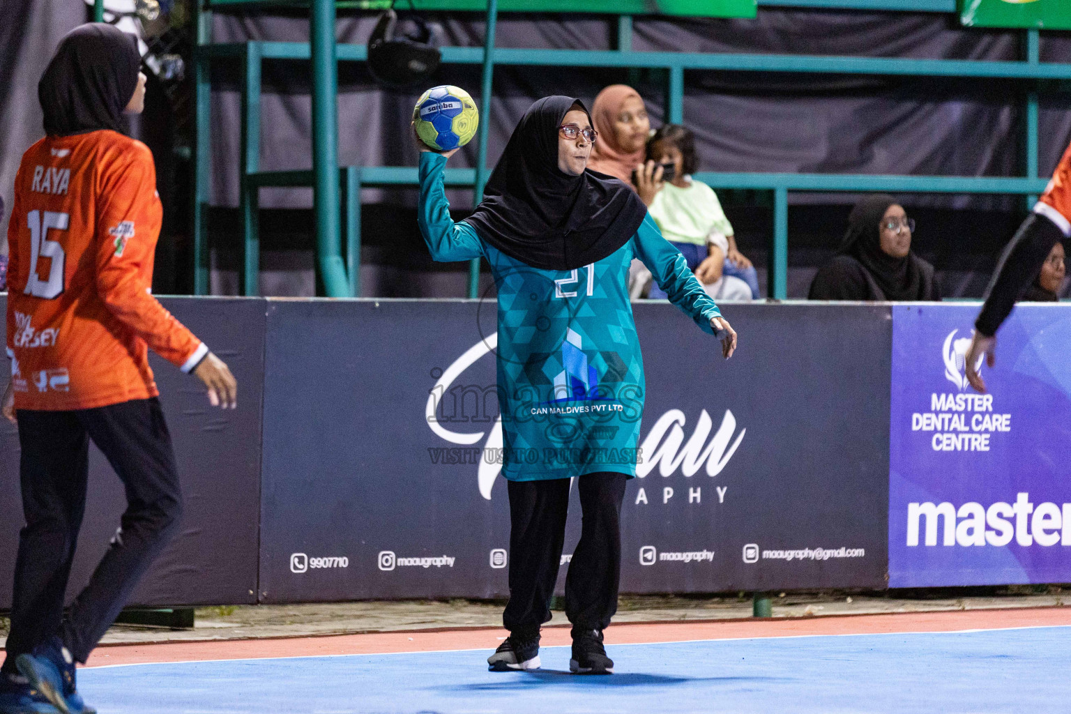 Day 7 of 10th National Handball Tournament 2023, held in Handball ground, Male', Maldives on Sunday, 4th December 2023 Photos: Nausham Waheed/ Images.mv