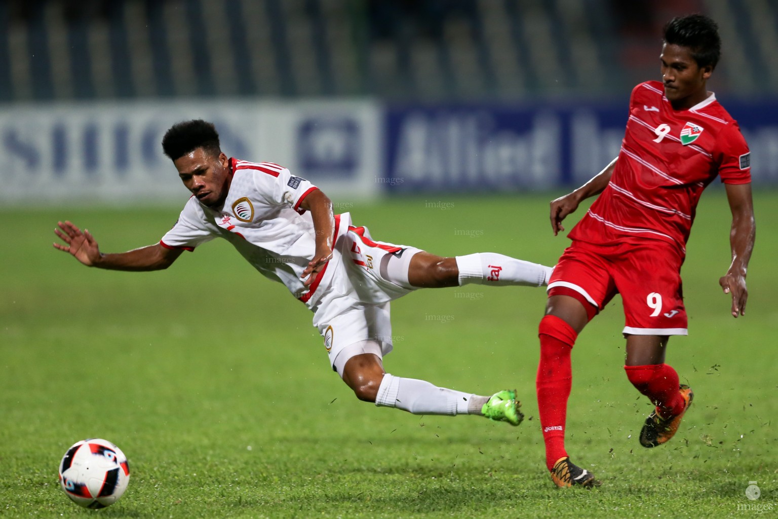 Asian Cup Qualifier between Maldives and Oman in National Stadium, on 10 October 2017 Male' Maldives. ( Images.mv Photo: Abdulla Abeedh )