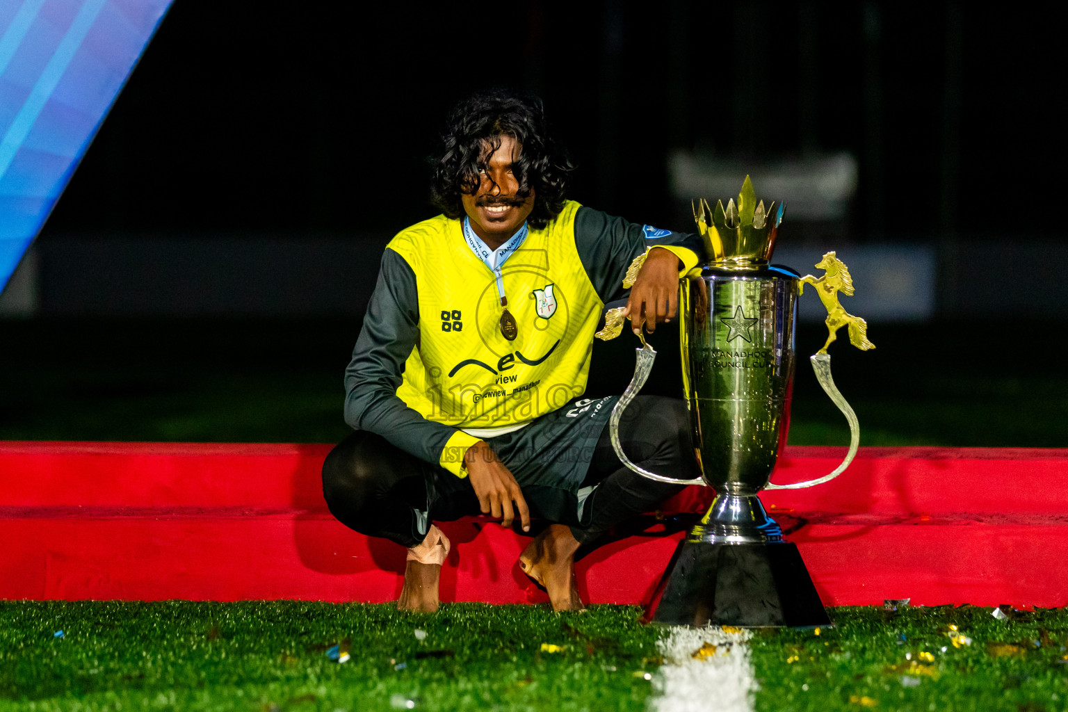 JT Sports vs Kanmathi Juniors from Final of Manadhoo Council Cup 2024 in N Manadhoo Maldives on Tuesday, 27th February 2023. Photos: Nausham Waheed / images.mv