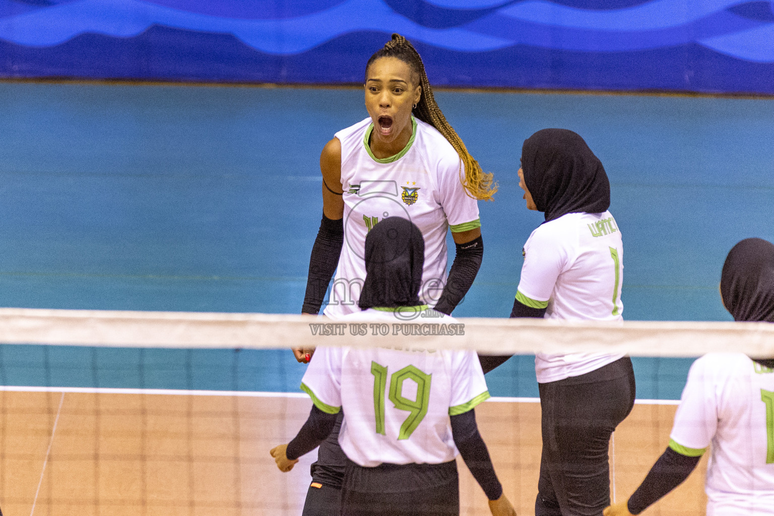 Final of Women's Division of Volleyball Association Cup 2023 held in Male', Maldives on Monday, 25th December 2023 at Social Center Indoor Hall Photos By: Nausham Waheed /images.mv