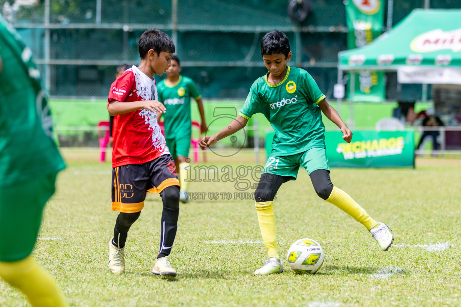 Day 3 of MILO Academy Championship 2025 (U-12) was held at Henveiru Stadium in Male', Maldives on Saturday, 3rd May 2025. 
Photos: Hassan Simah  / images.mv