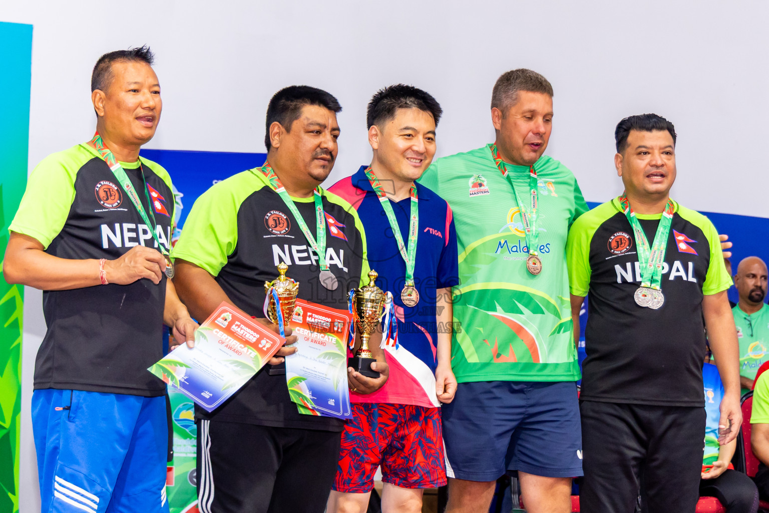 Day 4 of 1st Thoddoo Masters Table Tennis Tournament was held on Sunday, 24th August 2025 in AA Thoddoo, Maldives. Photos: Nausham Waheed / images.mv