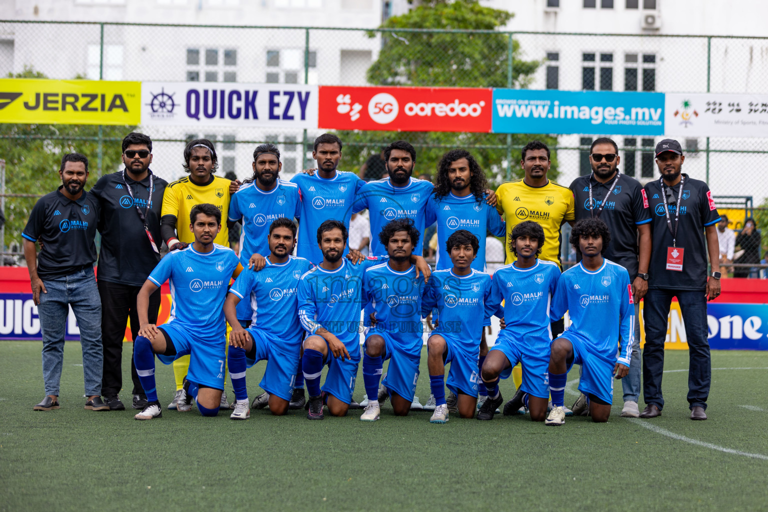 R Maduvvari VS R Alifushi in Day 6 of Golden Futsal Challenge 2025 on Friday, 6th January 2025, in Hulhumale', Maldives 
Photos: Hassan Simah / images.mv
