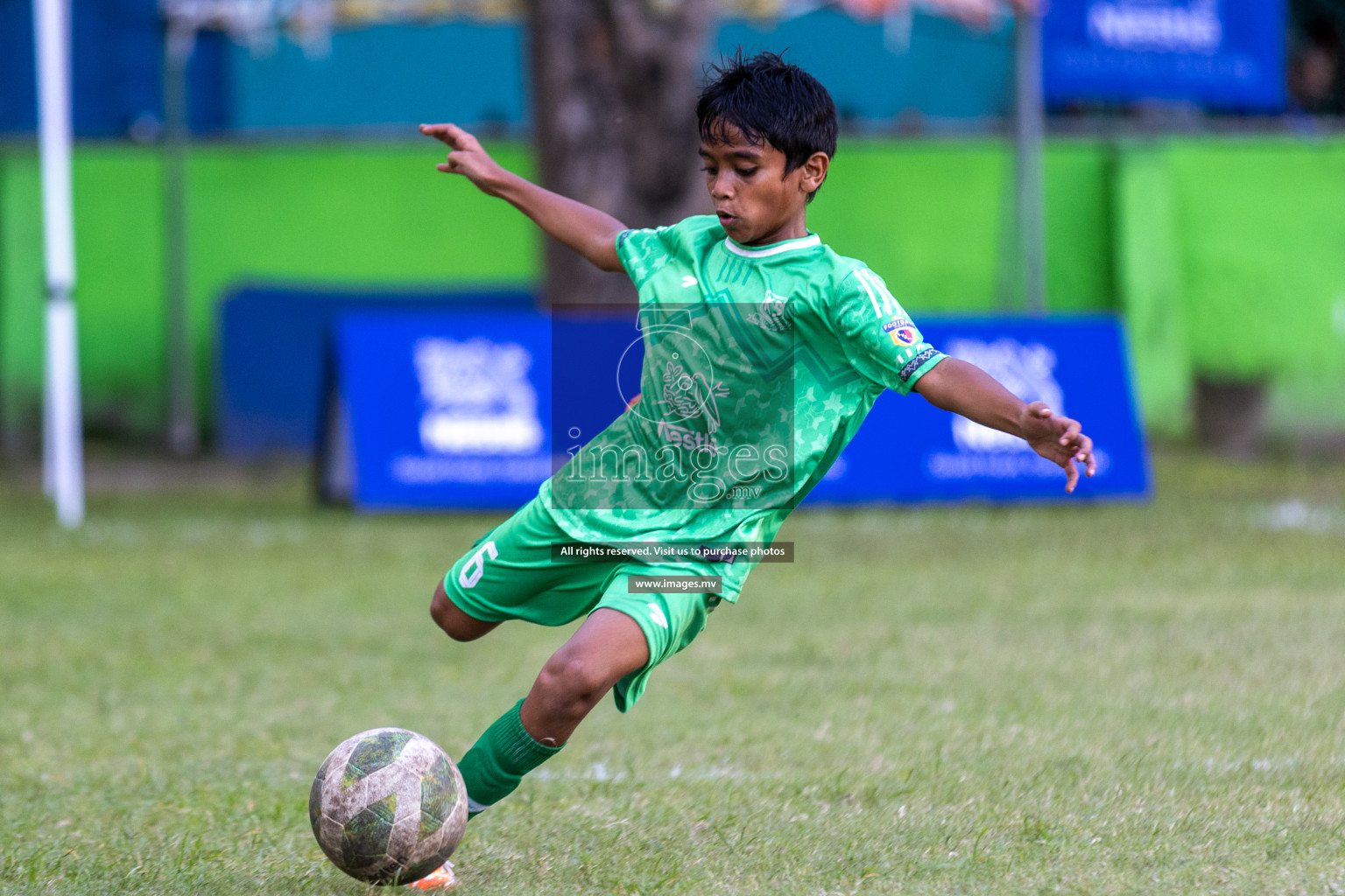 Day 3 of Nestle Kids Football Fiesta, held in Henveyru Football Stadium, Male', Maldives on Friday, 13th October 2023 Photos: Hassan Simah, Ismail Thoriq, Mohamed Mahfooz Moosa, Nausham Waheed / images.mv