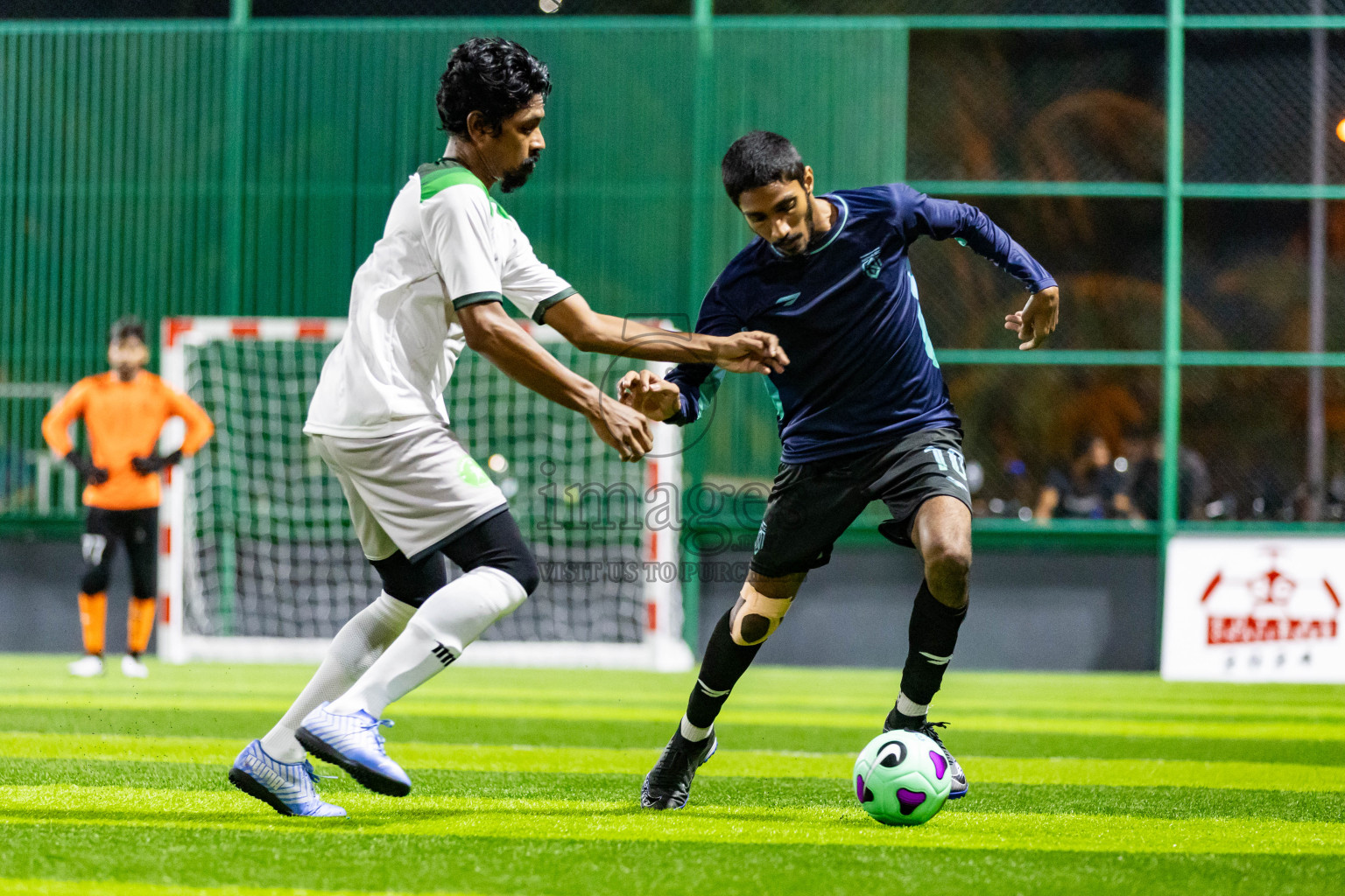 Nova SC vs Giraavarianz in Day 1 of BG Futsal Challenge 2024 was held on Thursday, 12th March 2024, in Male', Maldives Photos: Nausham Waheed / images.mv