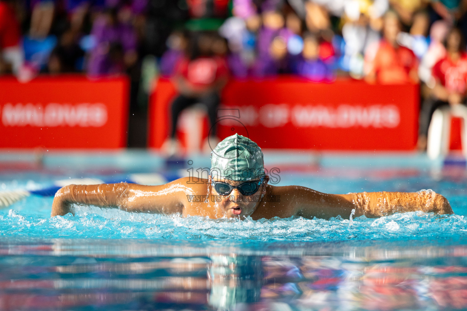 Day 1 of 20th Inter-school Swimming Competition 2024 held in Hulhumale', Maldives on Saturday, 12th October 2024. Photos: Ismail Thoriq / images.mv