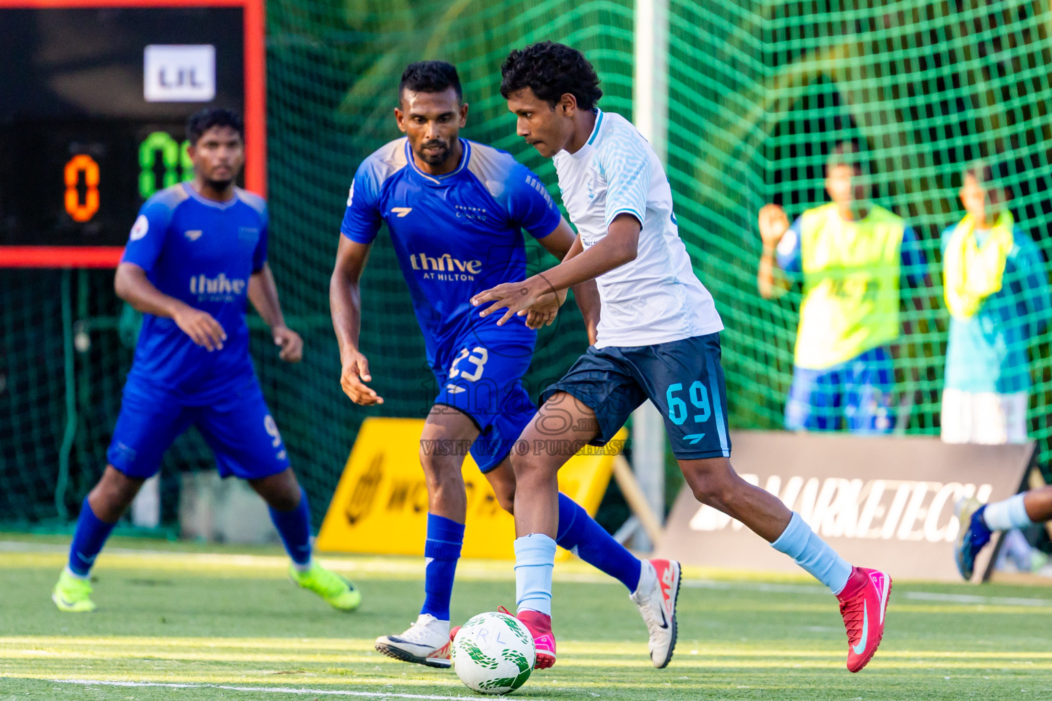 Lily Beach vs Conrad in Day 2 of Resort League 2025 (Ari Zone) was held on Saturday, 21st June 2025 in Conrad Maldives Rangali Island, Alif Dhaalu Atoll, Maldives. Photos: Nausham Waheed / images.mv