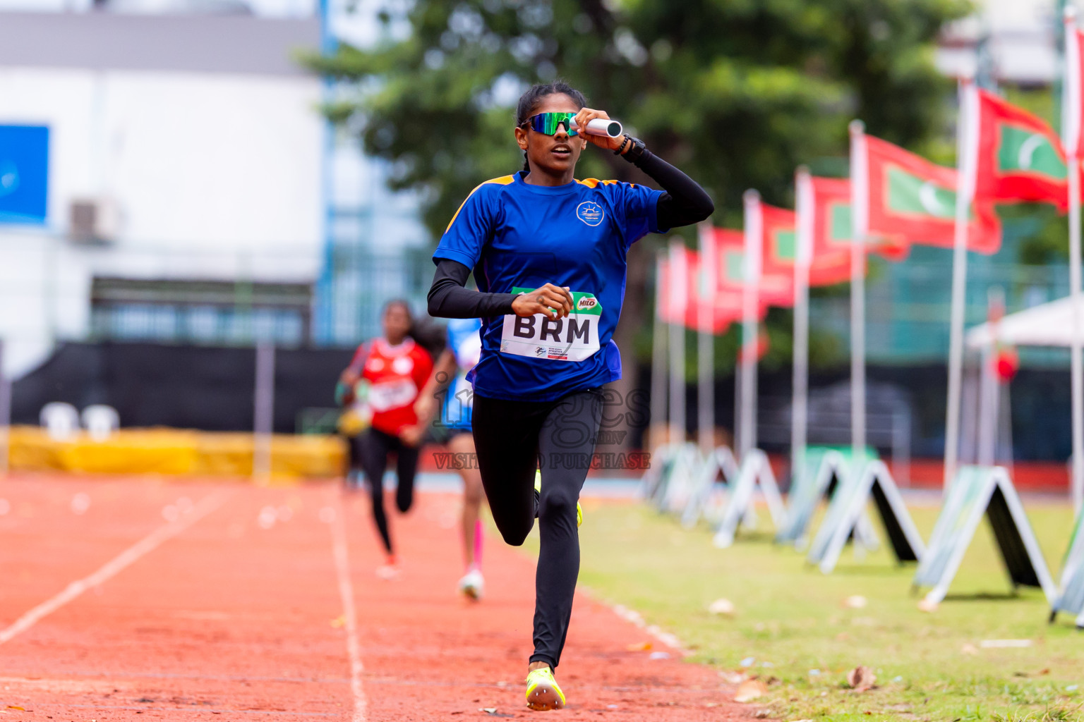 Day 6 of Inter-school Athletics Championship 2025 held in Ekuveni Synthetic Track, Male', Maldives on Sunday, 12th October 2025. Photos by: Nausham Waheed / Images.mv