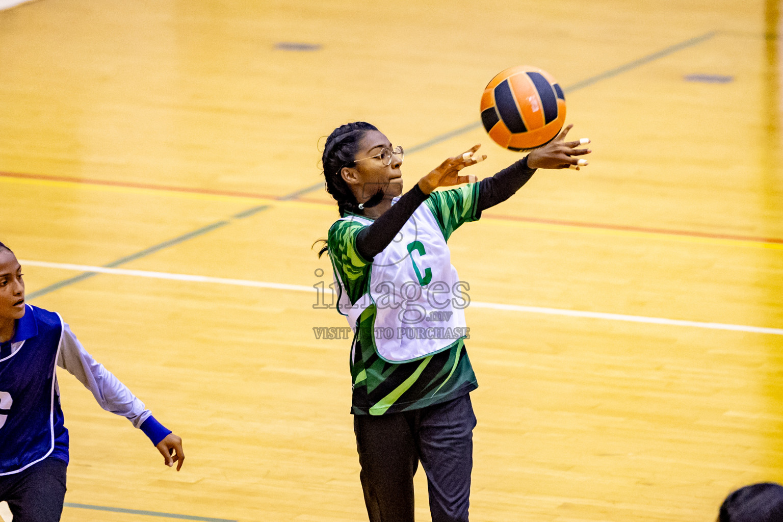 Day 13 of 25th Inter-School Netball Tournament was held in Social Center at Male', Maldives on Saturday, 24th August 2024. Photos: Hassan Simah / images.mv