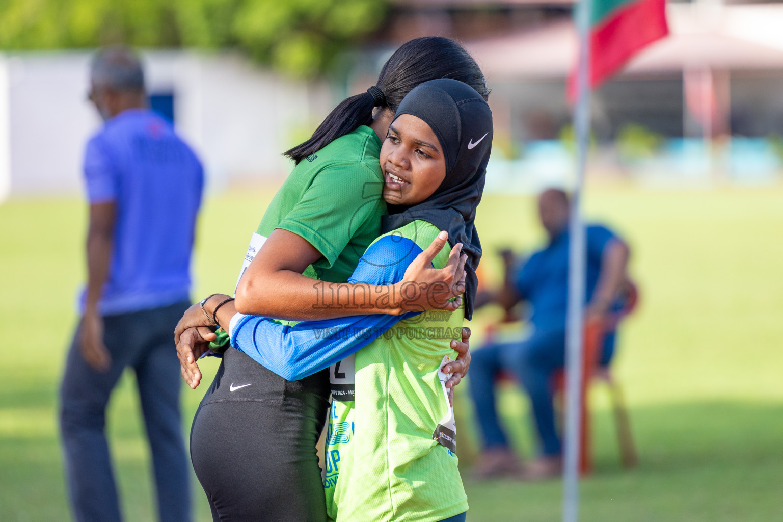 Day 3 of 33rd National Athletics Championship was held in Ekuveni Track at Male', Maldives on Saturday, 7th September 2024. Photos: Suaadh Abdul Sattar / images.mv