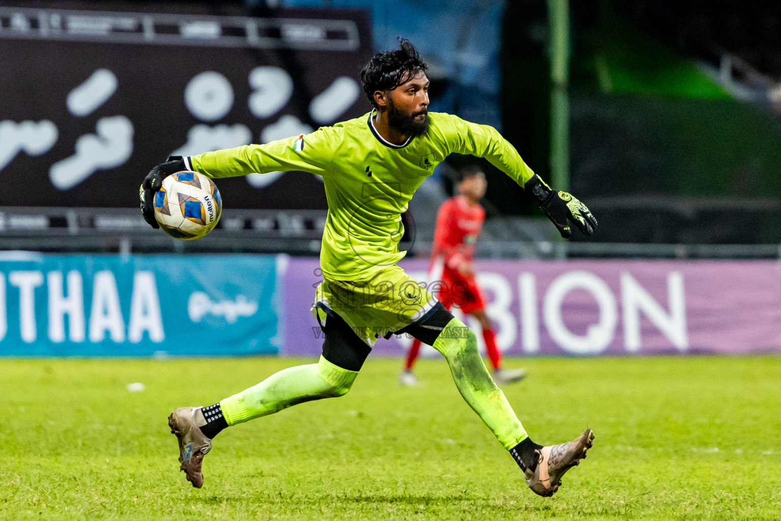 Addu City vs R Alifushi in Semi Finals of Gold Cup 2024 held at National Football Stadium on Saturday, 21st December 2024. Photos: Nausham Waheed / Images.mv