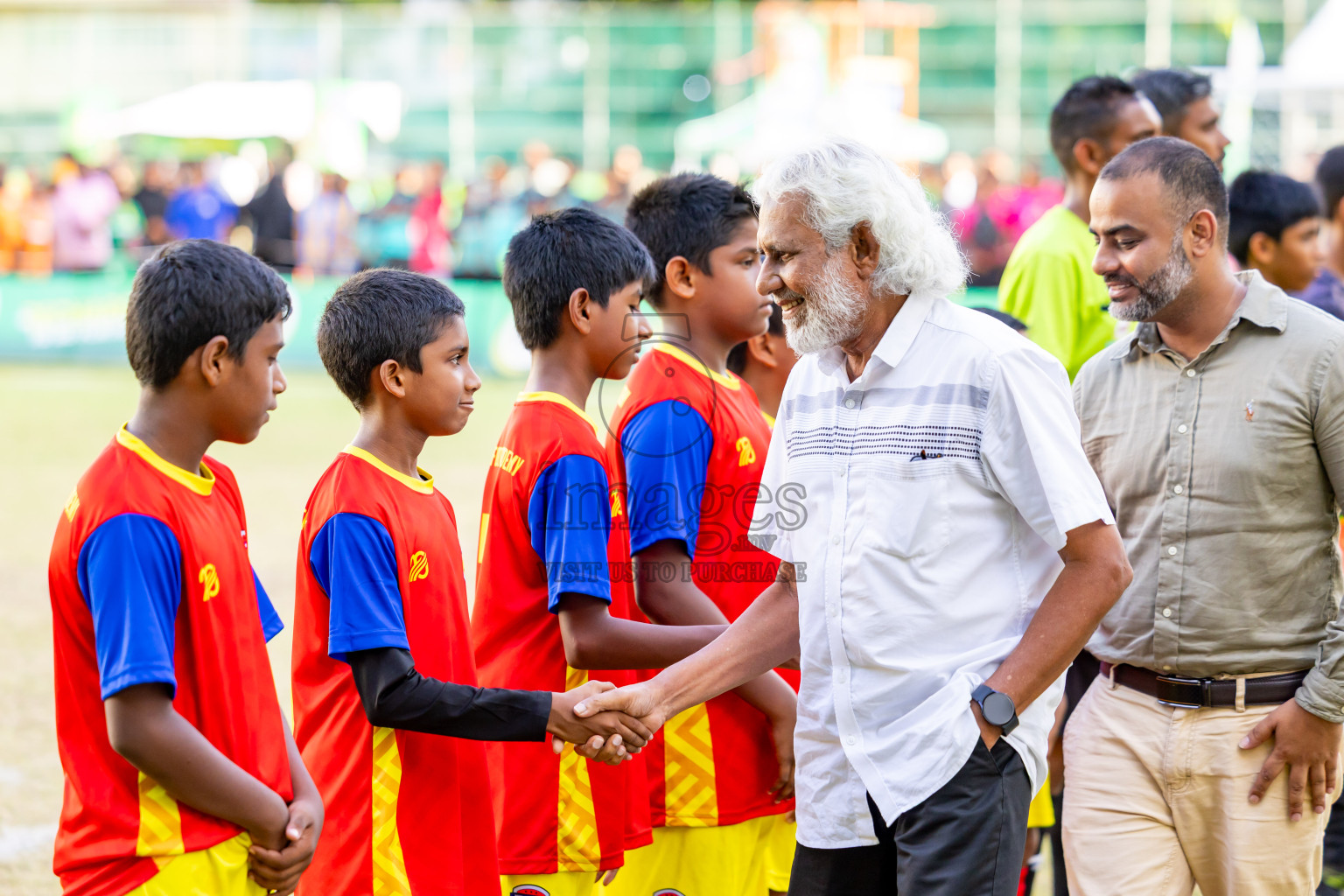 Day 3 of MILO Academy Championship 2025 (U-12) was held at Henveiru Stadium in Male', Maldives on Saturday, 3rd May 2025. Photos: Nausham Waheed / images.mv