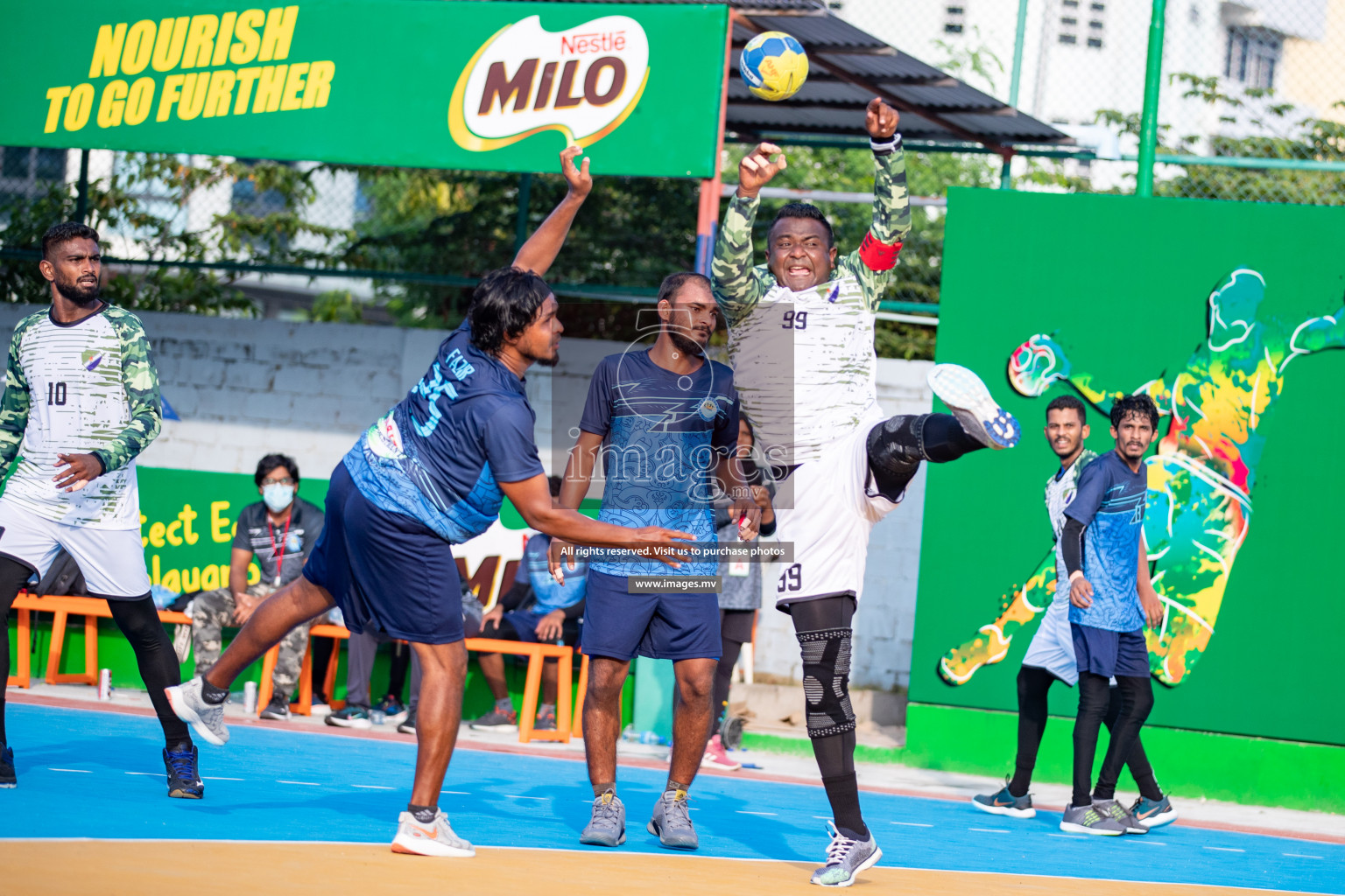 Milo 8th National Handball Tournament Day 4, 18th December 2021, at Handball Ground, Male', Maldives. Photos by Hassan Simah