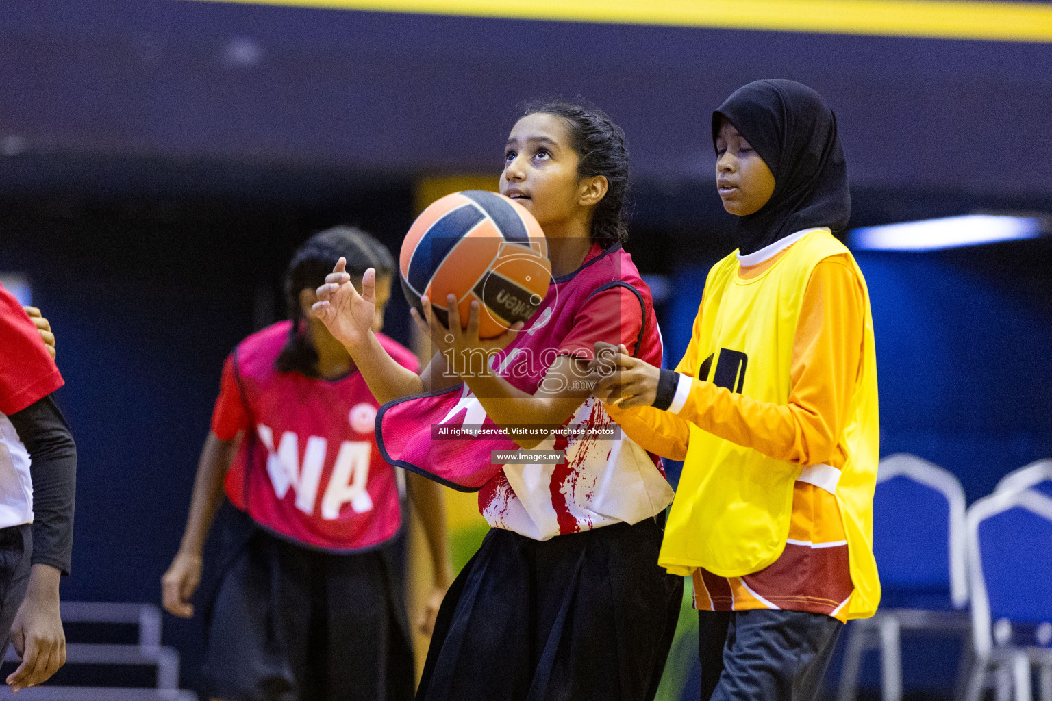 Day2 of 24th Interschool Netball Tournament 2023 was held in Social Center, Male', Maldives on 28th October 2023. Photos: Nausham Waheed / images.mv