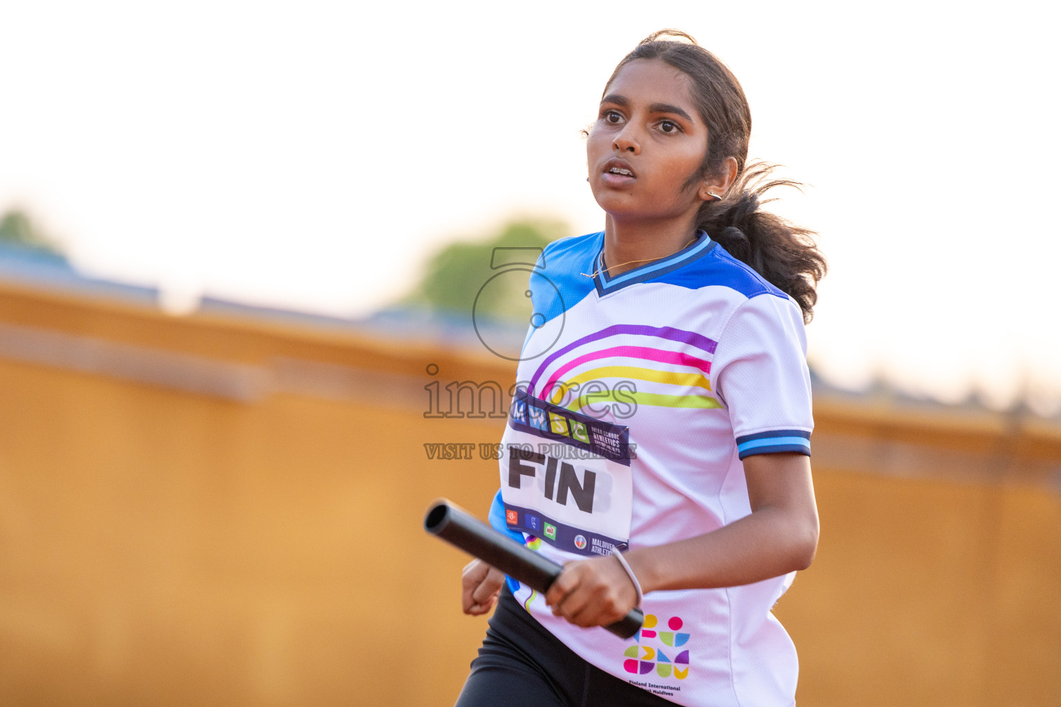 Day 4 of MWSC Interschool Athletics Championships 2024 held in Hulhumale Running Track, Hulhumale, Maldives on Tuesday, 12th November 2024. Photos by: Ismail Thoriq / Images.mv