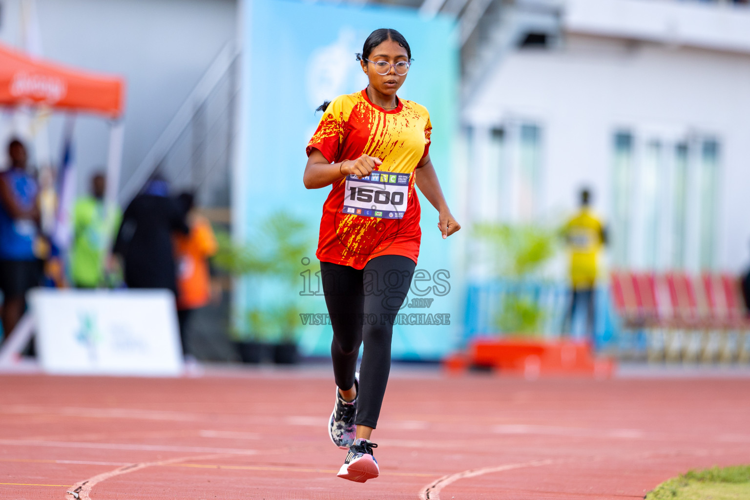 Day 2 of MWSC Interschool Athletics Championships 2024 held in Hulhumale Running Track, Hulhumale, Maldives on Sunday, 10th November 2024. Photos by: Ismail Thoriq / Images.mv