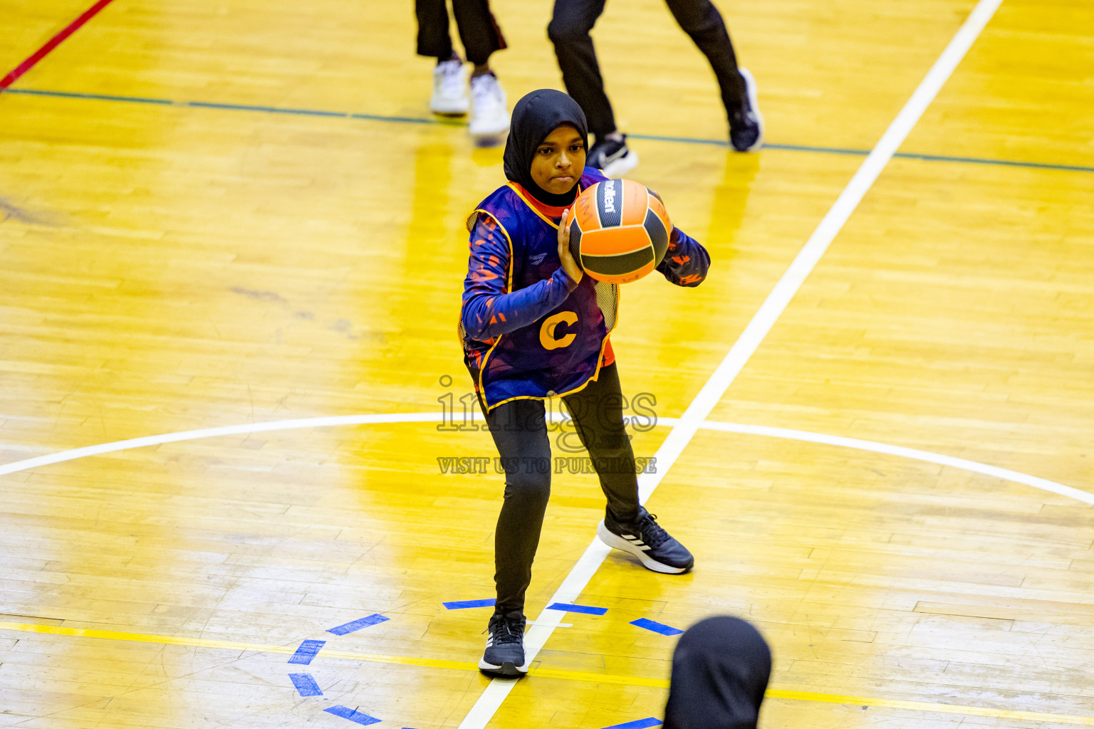 Day 6 of 25th Inter-School Netball Tournament was held in Social Center at Male', Maldives on Thursday, 15th August 2024. Photos: Nausham Waheed / images.mv