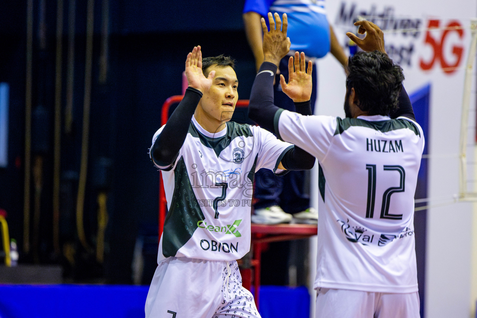 Club HDC vs Dhadimagu Sports & Recreation Club in Semi Finals of MILO VAM Cup 2025 held in Male', Maldives on Tuesday, 1st July 2025 at Social Center Indoor Hall Photos By: Nausham Waheed / images.mv