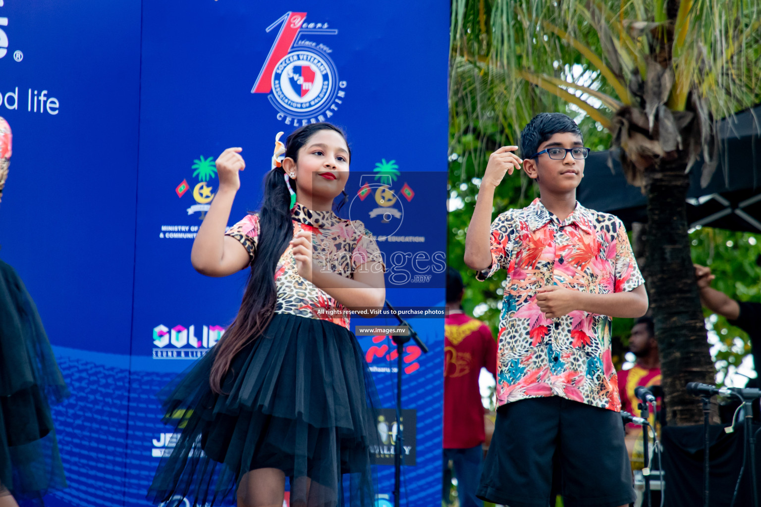 Draw Ceremony of Nestle' Kids Football Fiesta 2023 held in Artificial Beach, Male', Maldives on Saturday, 7th October 2023