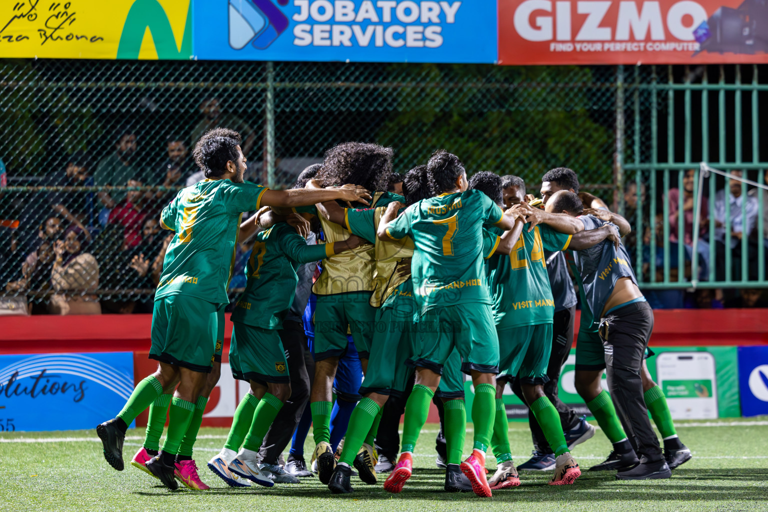 ADh Omadhoo vs ADh Mahibadhoo in Alifu Dhaalu Atoll Final on Day 23 of Golden Futsal Challenge 2025 was held on Monday , 27th January 2025, in Hulhumale', Maldives.
Photos: Ismail Thoriq / images.mv