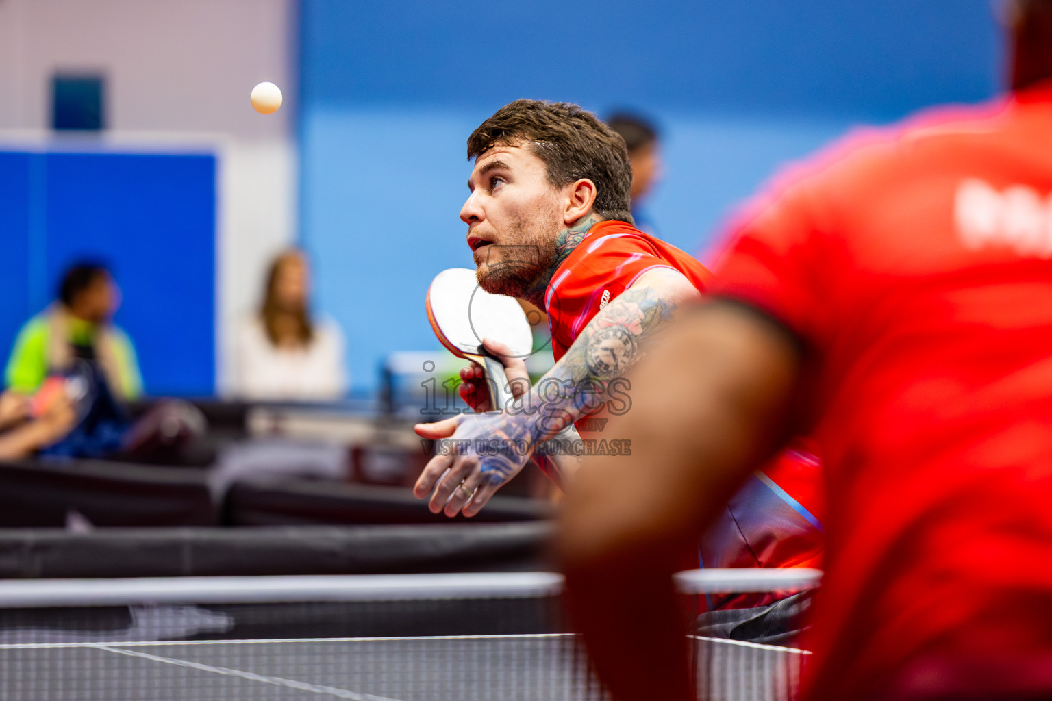 Day 2 of 1st Thoddoo Masters Table Tennis Tournament was held on Friday, 22nd August 2025 in AA Thoddoo, Maldives. Photos: Nausham Waheed / images.mv