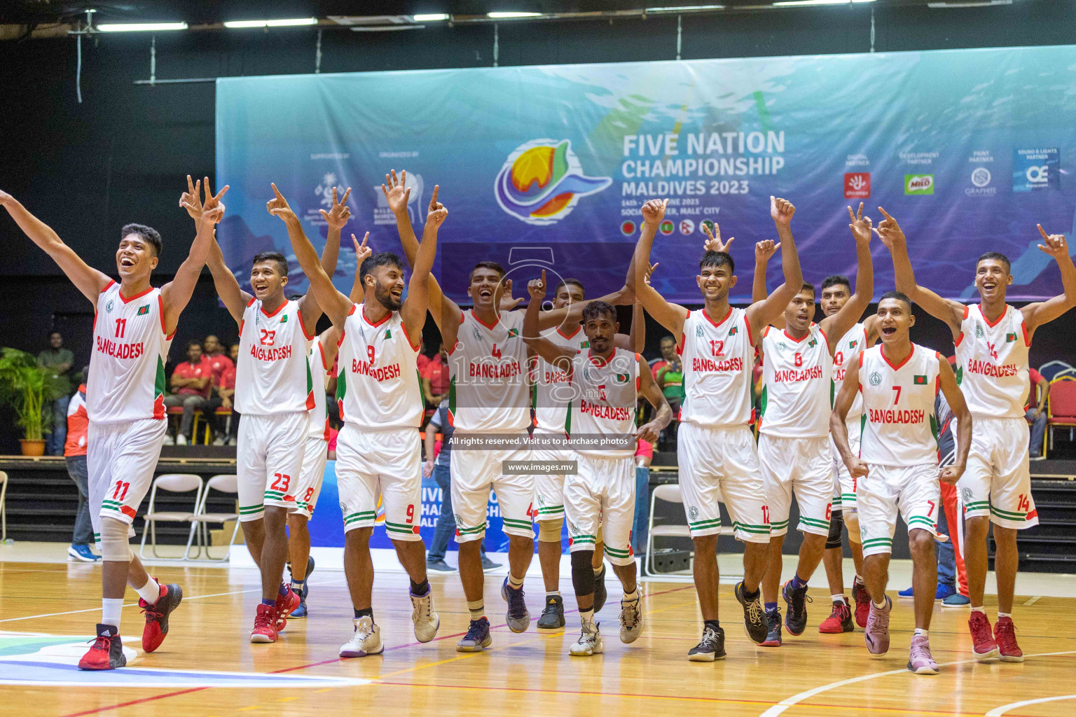 Maldives vs Bangladesh in Five Nation Championship 2023 was held in Social Center, Male', Maldives on Wednesday, 14th June 2023.  Photos: Ismail Thoriq / images.mv