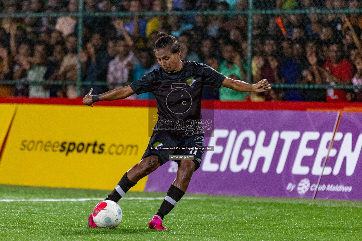 WAMCO vs DSC in Eighteen Thirty 2022 was held in Hulhumale', Maldives on Friday, 21st October 2022.Photos: Hassan Simah, Ismail Thoriq / images.mv