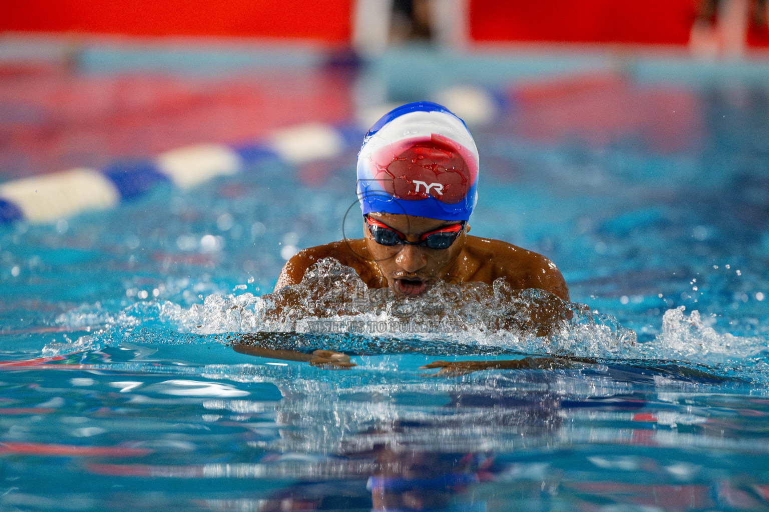Day 4 of National Swimming Competition 2024 held in Hulhumale', Maldives on Monday, 16th December 2024. 
Photos: Hassan Simah / images.mv