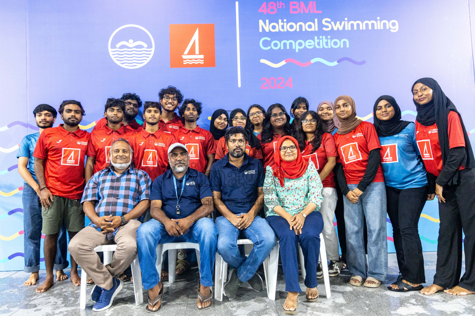 Day 7 of National Swimming Competition 2024 held in Hulhumale', Maldives on Thursday, 19th December 2024.
Photos: Ismail Thoriq / images.mv