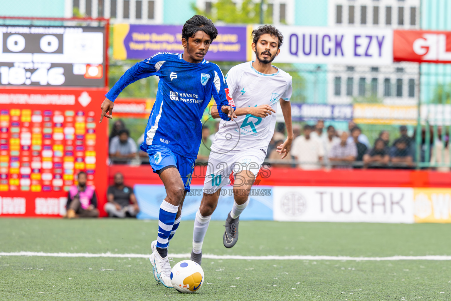 AA. Mathiveri VS AA. Thoddoo in Atoll Round Final on Day 20 of Golden Futsal Challenge 2025 was held on Friday, 24th January 2025, in Hulhumale', Maldives. Photos: Ismail Thoriq / images.mv