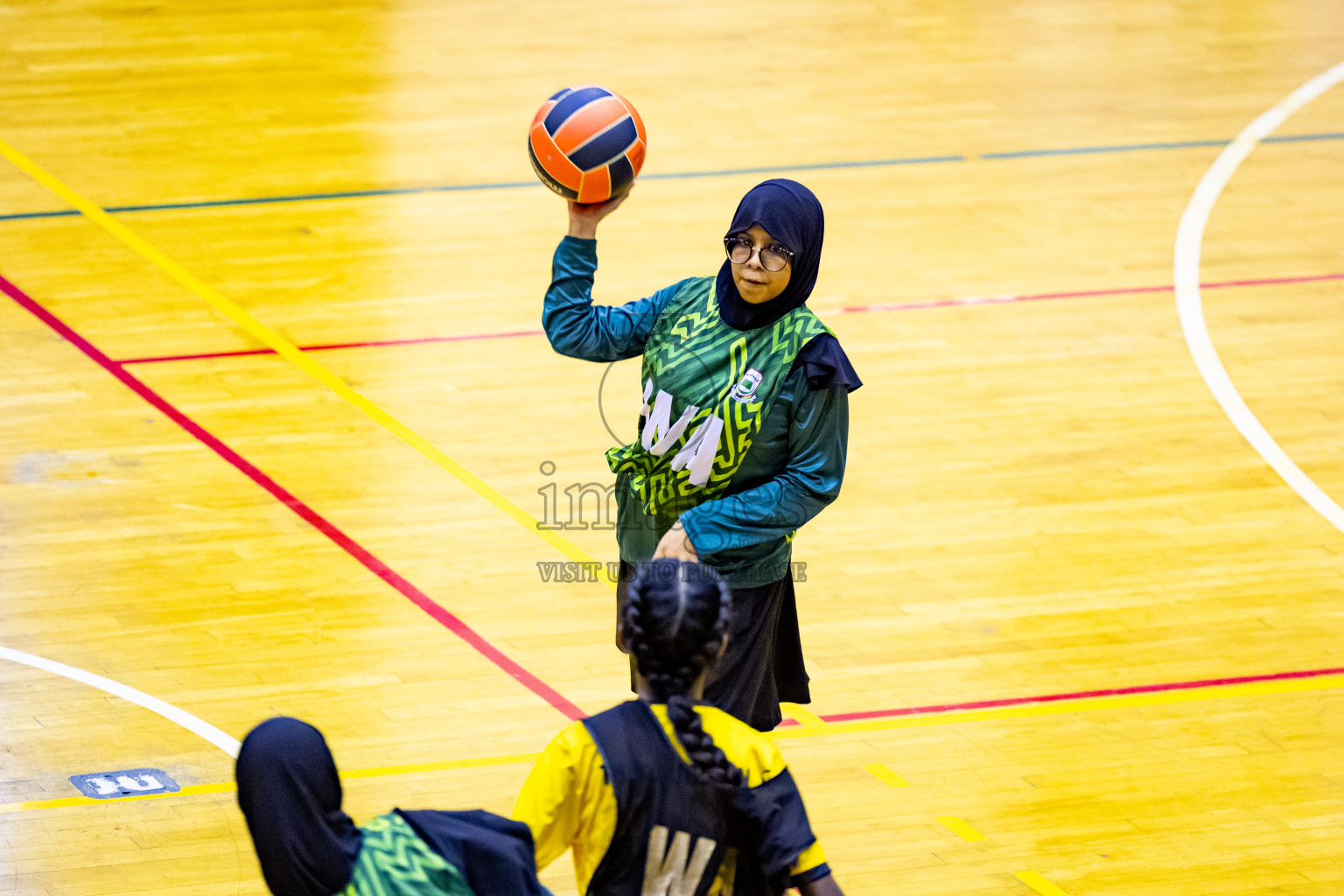 Day 2 of 25th Inter-School Netball Tournament was held in Social Center at Male', Maldives on Saturday, 10th August 2024. Photos: Nausham Waheed / images.mv