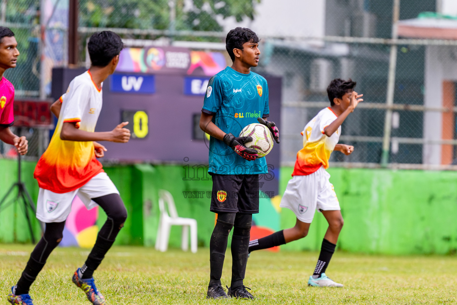 Club Eagles vs United Victory (U14) in Day 11 of Dhivehi Youth League 2024 held at Henveiru Stadium on Tuesday, 17th December 2024. Photos: Nausham Waheed / Images.mv