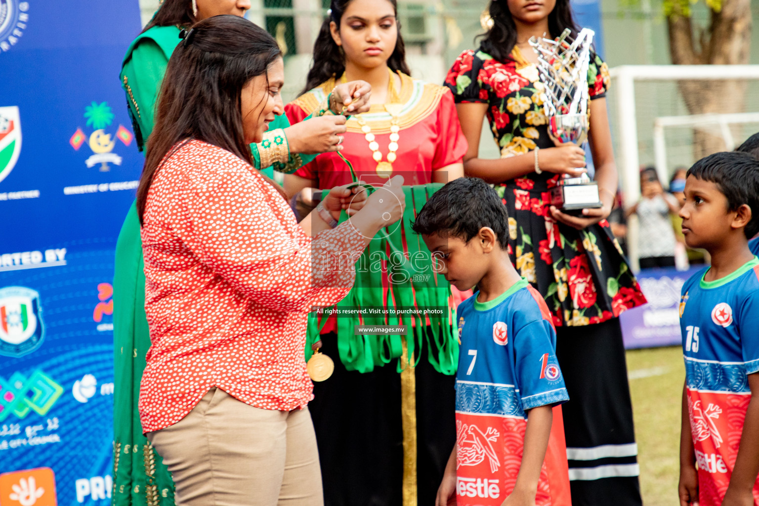 Finals & Closing Ceremony of Nestlé Kids Football Fiesta 2023 held in Male', Maldives on 25 February 2023