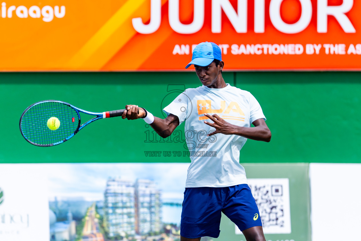 Day 9 of ATF Maldives Junior Open Tennis was held in Male' Tennis Court, Male', Maldives on Friday, 20th December 2024. Photos: Nausham Waheed/ images.mv