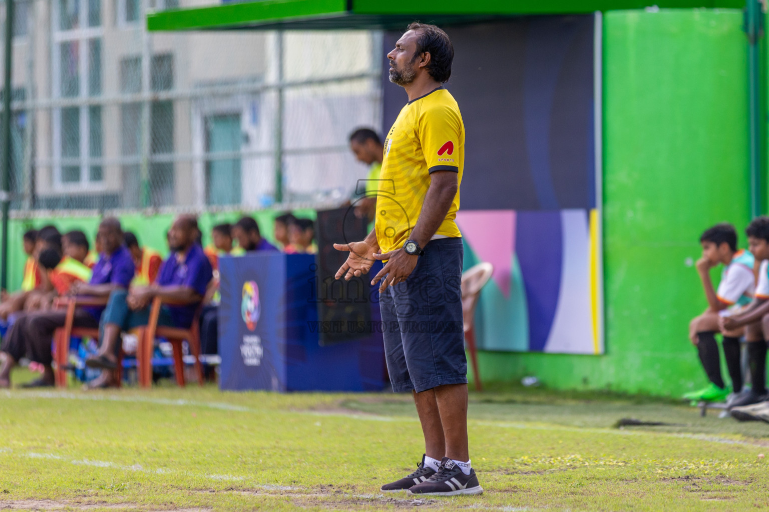 Club Eagles vs Super United Sports (U12) in Day 4 of Dhivehi Youth League 2024 held at Henveiru Stadium on Thursday, 28th November 2024. Photos: Shuu Abdul Sattar/ Images.mv