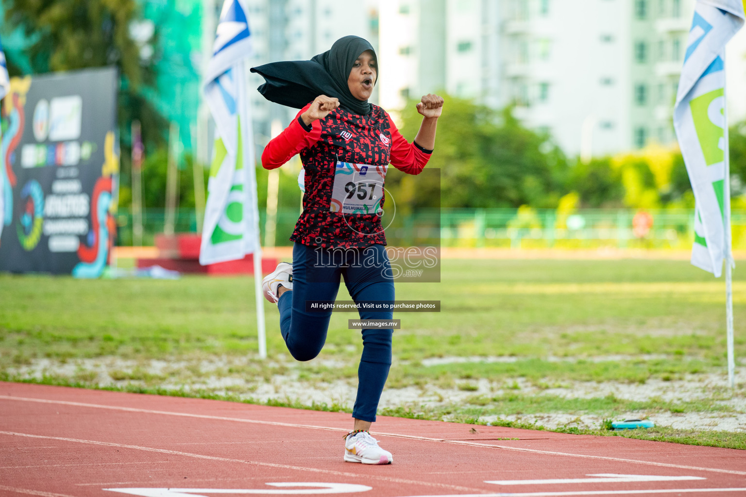 Day four of Inter School Athletics Championship 2023 was held at Hulhumale' Running Track at Hulhumale', Maldives on Wednesday, 17th May 2023. Photos: Shuu and Nausham Waheed / images.mv