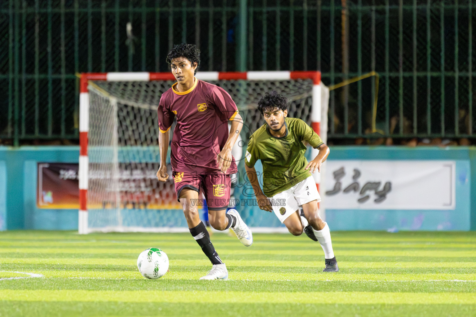 Comienzo fc vs The dee ess kay in Day 1 of Laamehi Dhiggaru Ekuveri Futsal Challenge 2025 was held on Thursday, 24th July 2025, at Dhiggaru Futsal Ground, Dhiggaru, Maldives Photos: Areef Adam / images.mv