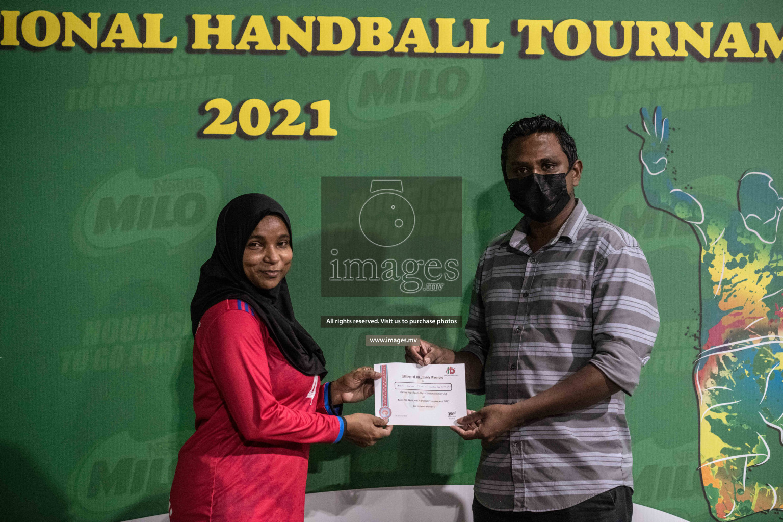 Milo 8th National Handball Tournament Day3, 17th December 2021, at Handball Ground, Male', Maldives. Photos by Nausham Waheed