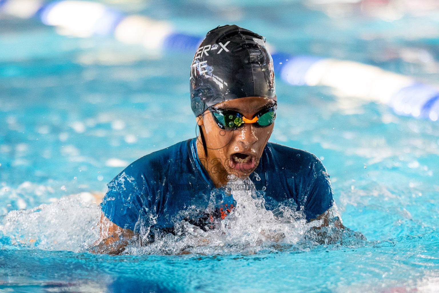 Day 4 of 20th Inter-school Swimming Competition 2024 held in Hulhumale', Maldives on Tuesday, 15th October 2024. Photos: Ismail Thoriq / images.mv