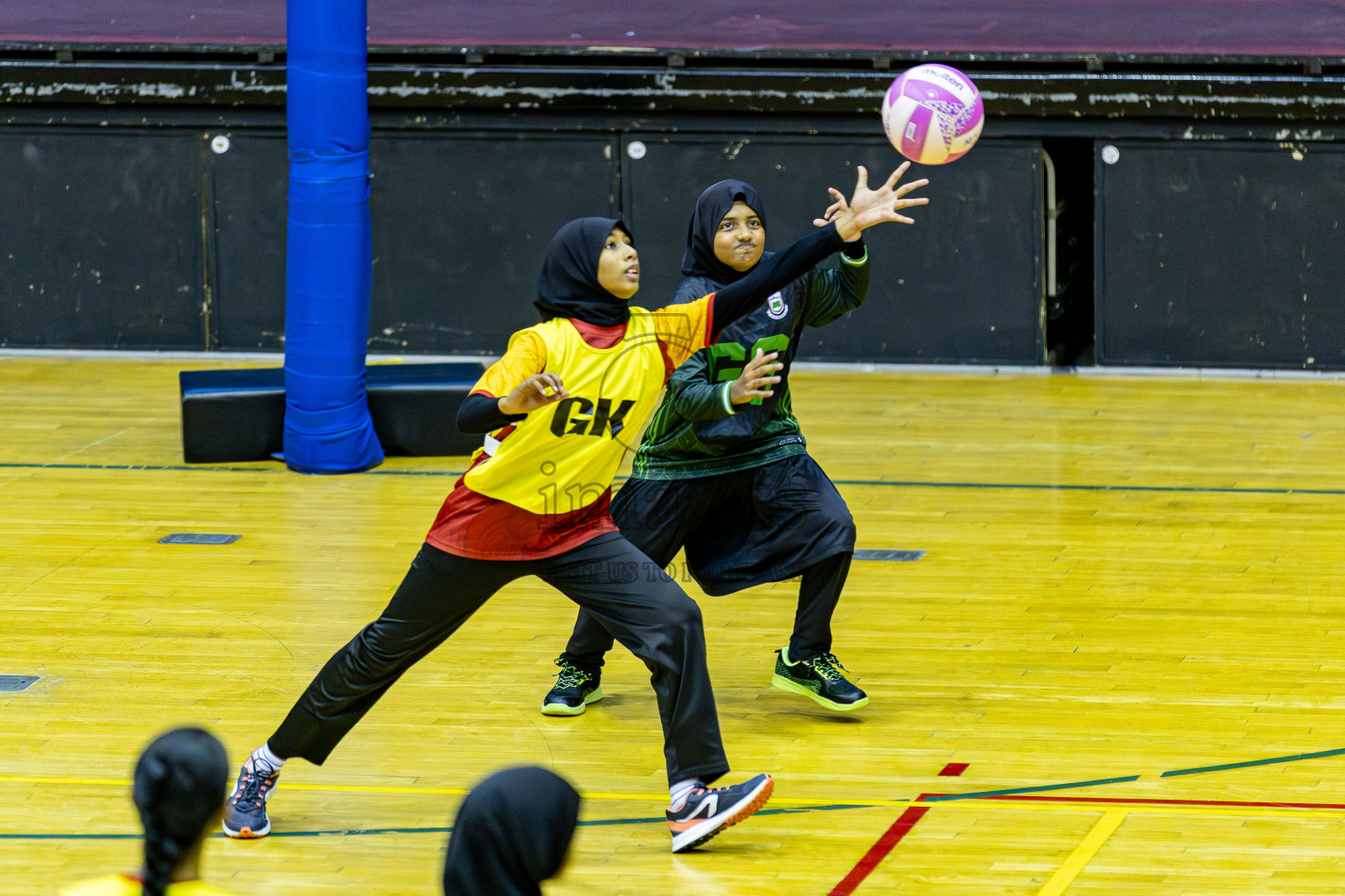 Day 1 of Inter-School Netball Tournament 2025 was held in Social Center Indoor Hall on Saturday, 18th October 2025. Photos: Areef Adam / images.mv