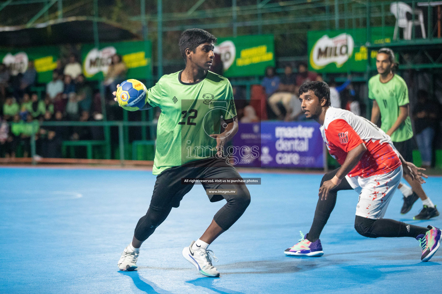 Day 3 of 6th MILO Handball Maldives Championship 2023, held in Handball ground, Male', Maldives on Friday, 22nd May 2023 Photos: Nausham Waheed/ Images.mv