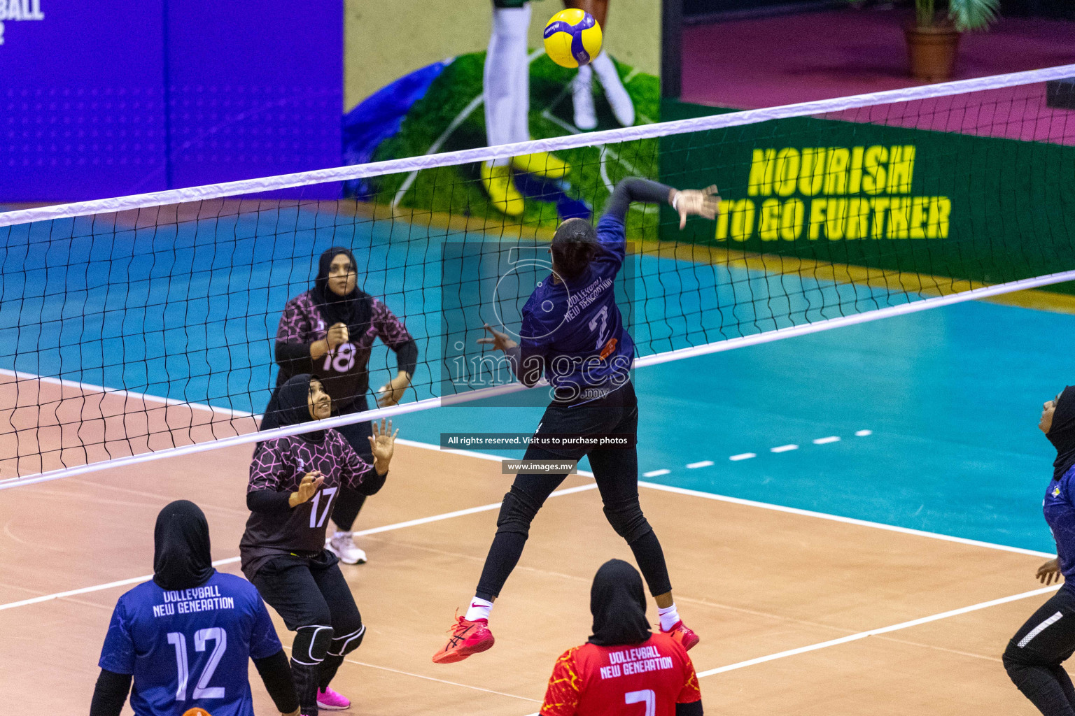 Volleyball Association Cup 2022-Women's Division-Match Day 4 was held in Male', Maldives on Friday, 27th May 2022 at Social Center Indoor Hall. Photos By: Ismail Thoriq/images.mv