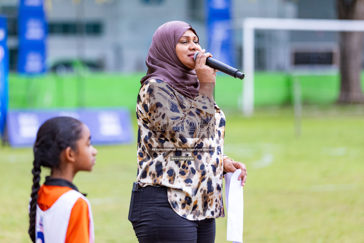 Day 1 of Nestle' Kids Netball Fiesta 2023 held in Henveyru Stadium, Male', Maldives on Thursday, 30th November 2023. Photos by Nausham Waheed / Images.mv