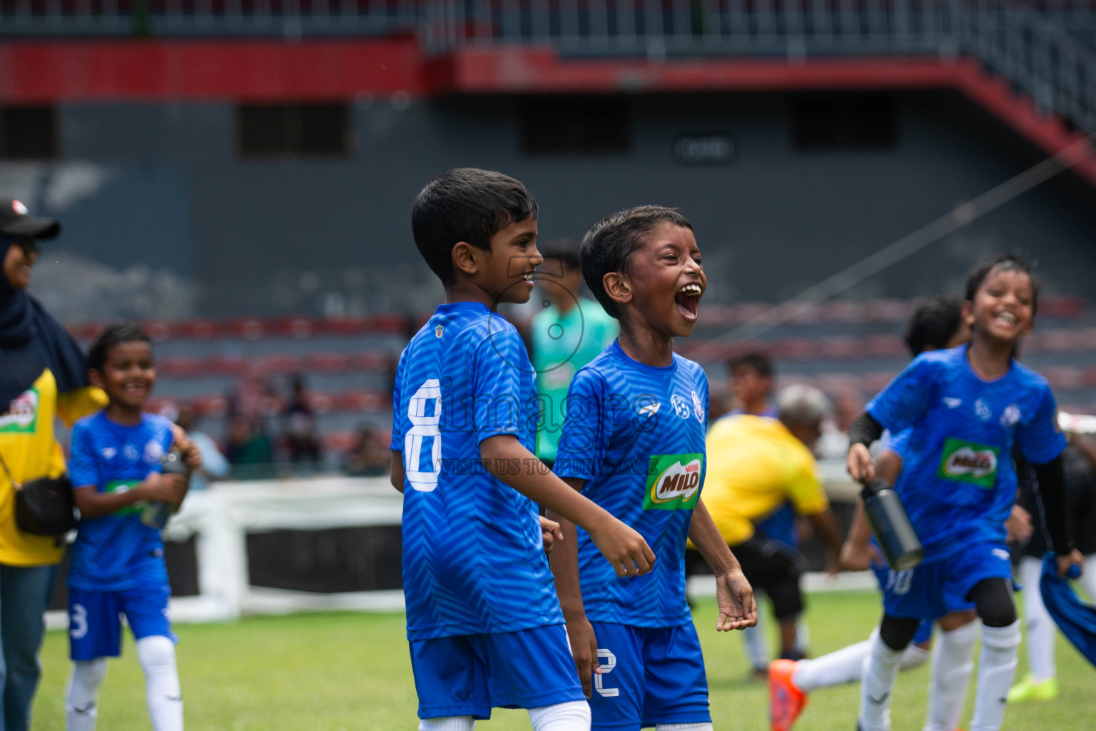 Day 2 of MILO Kids Football Fiesta was held at National Stadium in Male', Maldives on Saturday, 24th February 2024.