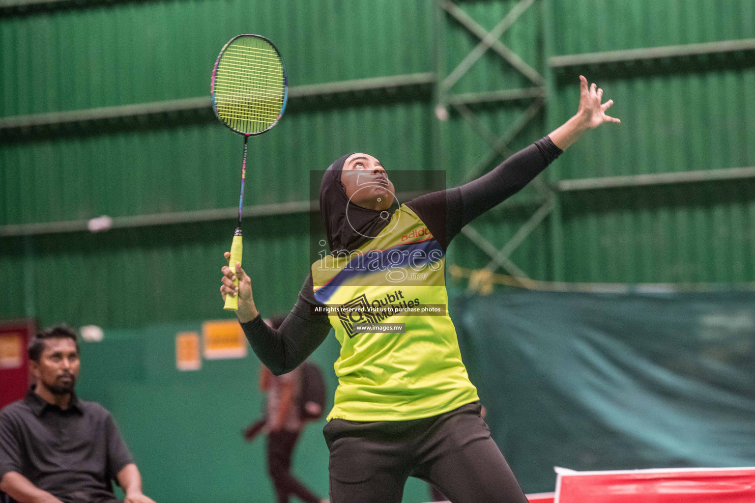 Day 4 of Badminton association mixed group championship 2021 held in Male', Maldives Photos by Nausham Waheed