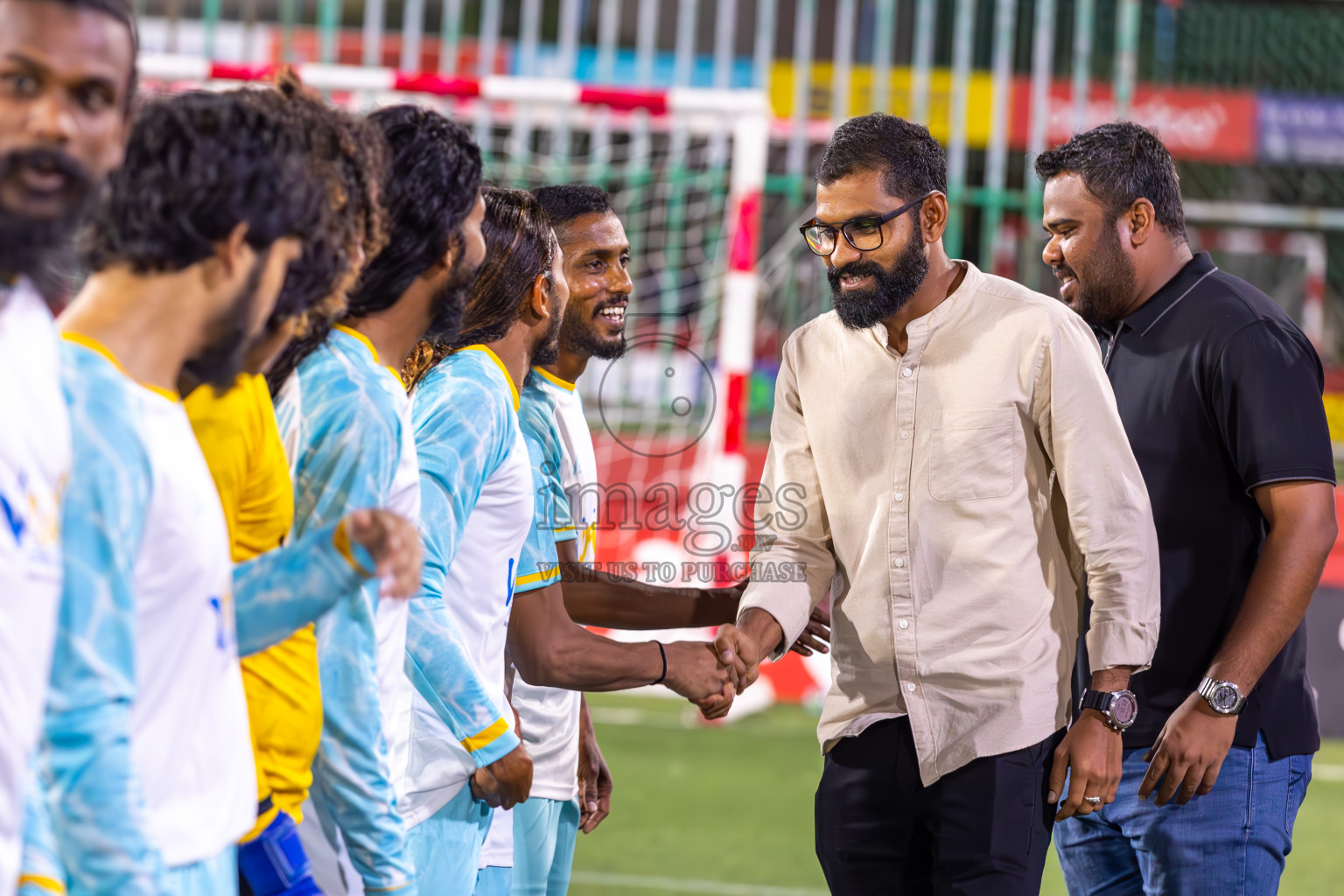 K Maafushi vs K Gulhi in Day 22 of Golden Futsal Challenge 2024 was held on Monday , 5th February 2024 in Hulhumale', Maldives
Photos: Ismail Thoriq / images.mv