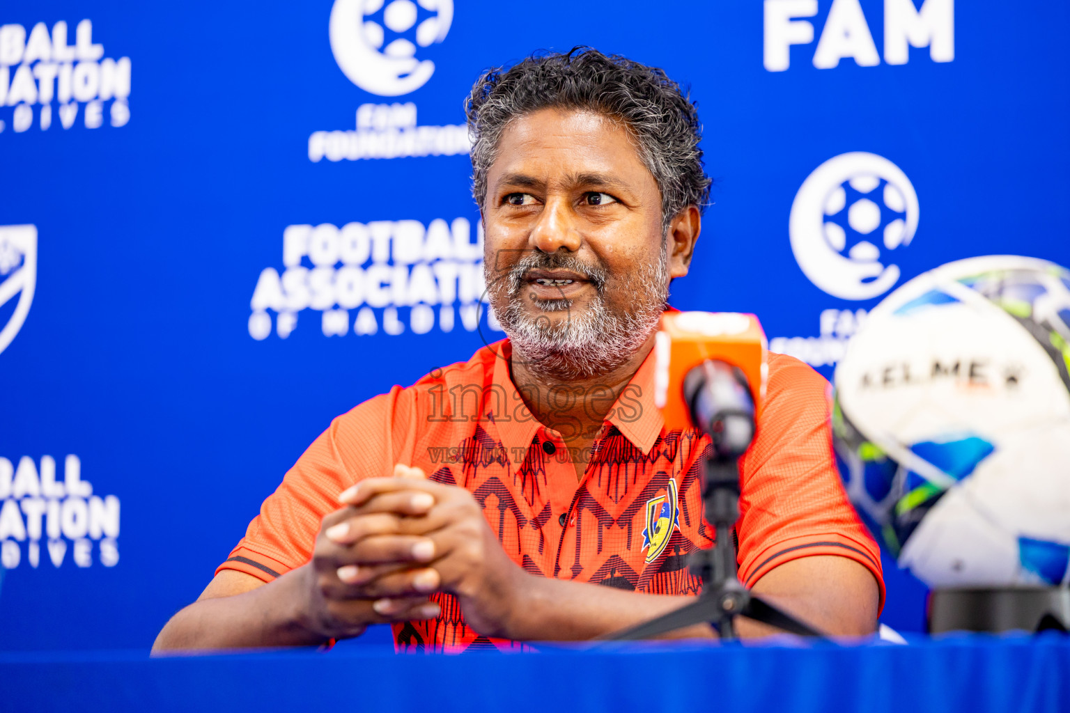 Final Pre-Match Press of Under 19 Youth Championship 2024 was held at National Stadium in Male', Maldives on Sunday, 30th June 2024. Photos: Nausham Waheed / images.mv