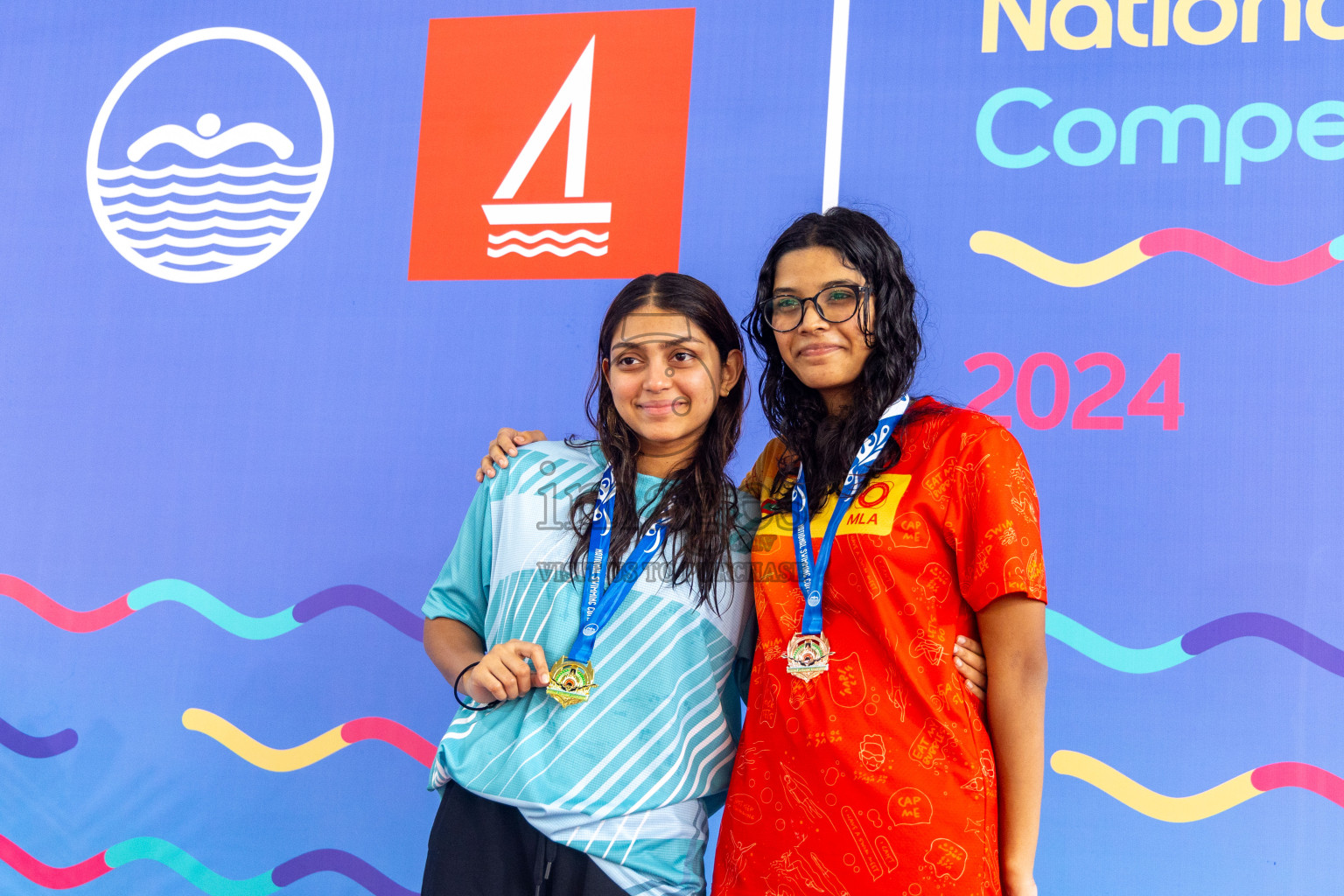 Day 7 of National Swimming Competition 2024 held in Hulhumale', Maldives on Thursday, 19th December 2024.
Photos: Ismail Thoriq / images.mv